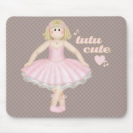 Tutu Niedlich (Blonde) - Mousepad (Vorne)