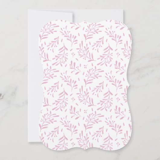 Tutu Niedlich Bunny Birthday Einladung (Rückseite)