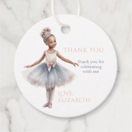 Tutu Niedlich Elegante Ballerina Watercolor Geburt Geschenkanhänger