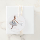 Tutu Niedlich Elegante Ballerina Watercolor Geburt Geschenkanhänger (Beispiel)