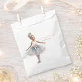 Tutu Niedlich Elegante Ballerina Watercolor Geburt Geschenktütchen (Ausgeschnitten)