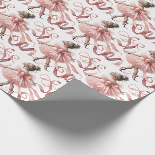 Tutu Niedlich | Enchanted Ballerina Birthday Party Geschenkpapier (Ecke)