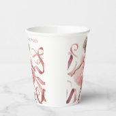 Tutu Niedlich | Enchanted Ballerina Birthday Party Pappbecher (Links)