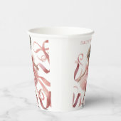 Tutu Niedlich | Enchanted Ballerina Birthday Party Pappbecher (Rechts)