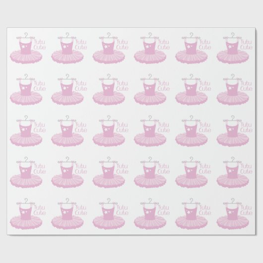 Tutu niedlich geschenkpapier (Flach)