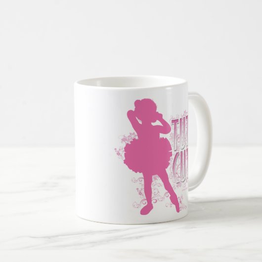 Tutu Niedlich (pink) Kaffeemaschine Tasse (VorderseiteRechts)