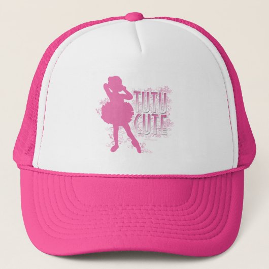 Tutu niedlich (Rosa) Truckerkappe (Vorderseite)
