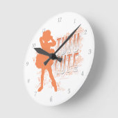 Tutu Niedlich Runde Wanduhr (Winkel)