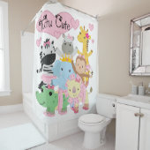Tutu Niedlich Zoo Animals Ballerinas Duschvorhang (Beispiel)