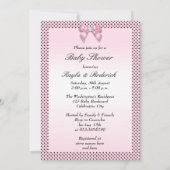 Tutu Niedliche Ethnisch-Prinzessin Pearls Polka Do Einladung (Rückseite)