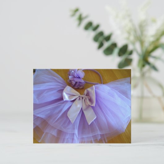 tutu NIEDLICHE Postkarte (Stehend Vorderseite)