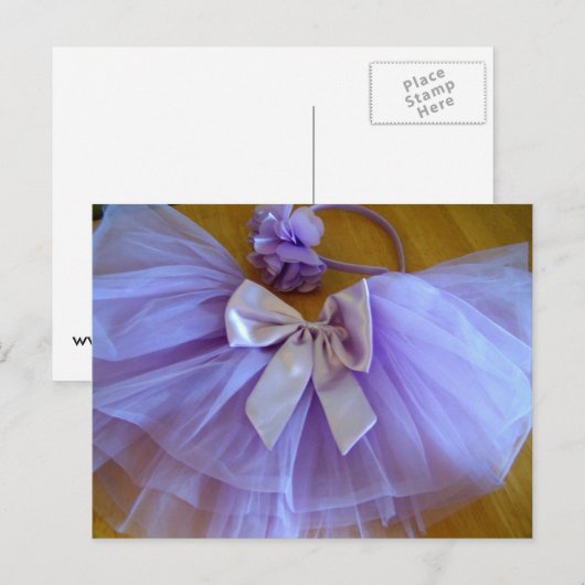 tutu NIEDLICHE Postkarte (Vorne/Hinten)