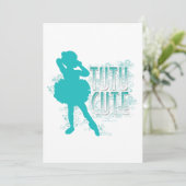 Tutu Niedliches Party oder Einladung zu Erwägung (Stehend Vorderseite)