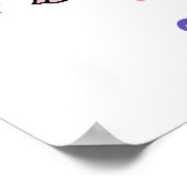 Tutu Piggy 1. Geburtstag Custom Poster (Ecke)