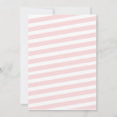 Tutu-Rosa-Mädchen-Geburtstagseinladung Einladung (Rückseite)