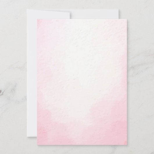 Tutu spannende Niedliche Babydusche Einladung (Rückseite)