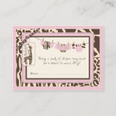 Tutu-Tutu-Wäscheleine-Raffelschein Begleitkarte (Vorderseite)