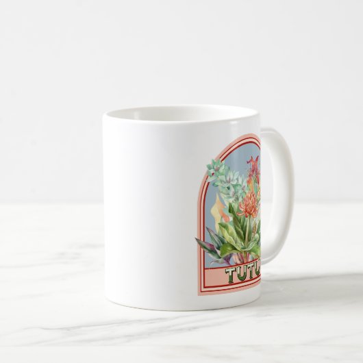 Tutu Vintag Floral Großmutter Kaffeetasse (VorderseiteRechts)