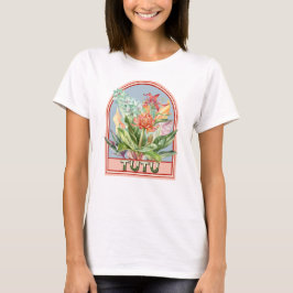 Tutu Vintag Floral Großmutter T-Shirt