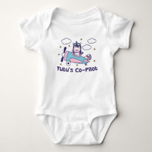 Tutus Co-Pilot - Einhornflugzeug Baby Strampler