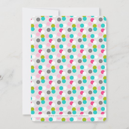 Tutus-oder Krawatten-Geschlecht decken Einladung (Rückseite)