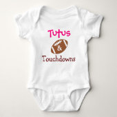 Tutus & Touchdowns Baby Strampler (Vorderseite)