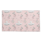 Tutus und Tiaras King Pink Kissenbezug (Rückseite)