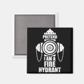 Tüuschung Ein Hydrant Fauler Halloween-Party Einfa Magnet (Vorderseite/Rückseite)