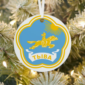 Tuva - Coat of Arms Christmas Tree Ornament