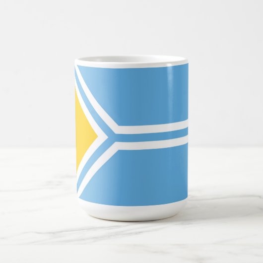 Tuva-Nationalflagge tuvinianische Sibirien Kaffeetasse (Mittel)