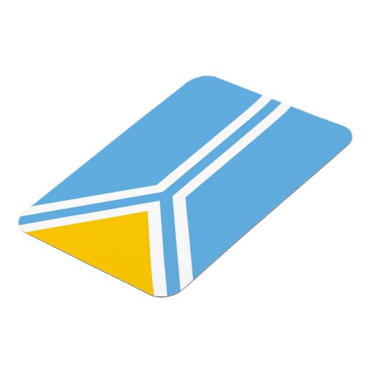 Tuva-Nationalflagge tuvinianische Sibirien Magnet (Linke Seite)