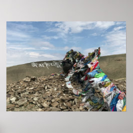 Tuva - om mani padme hum - Buddhismus poster