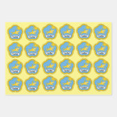 TUVA - Wappen-Umhüllungspapier Geschenkpapier Set (Vorderseite 3)