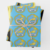 TUVA - Wappen-Umhüllungspapier Geschenkpapier Set (Beispiel)