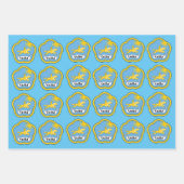 TUVA - Wappen-Umhüllungspapier Geschenkpapier Set (Vorderseite)