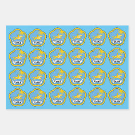 TUVA - Wappen-Umhüllungspapier Geschenkpapier Set