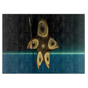 Tuvaaq - Fraktal Inuit Hunter Schneidebrett