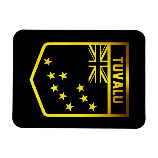 Tuvalu Emblem Magnet (Horizontal)