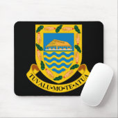 Tuvalu-Emblem Mousepad (Mit Mouse)