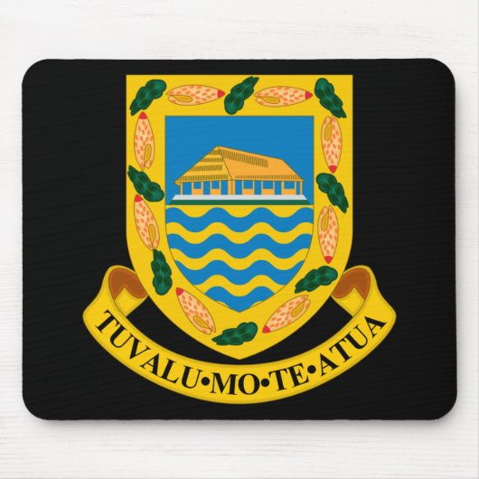 Tuvalu-Emblem Mousepad (Vorne)