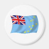Tuvalu Flag Magnet (Vorne)