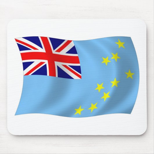 Tuvalu Flag Mousepad (Vorne)