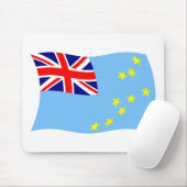Tuvalu Flag Mousepad (Mit Mouse)