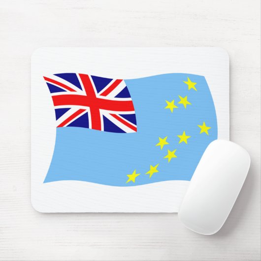Tuvalu Flag Mousepad (Mit Mouse)