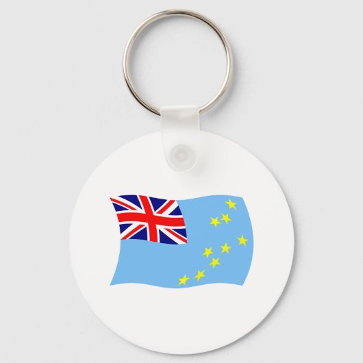 Tuvalu Flag Schlüsselanhänger (Vorderseite)