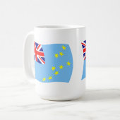 Tuvalu Flag Tasse (Vorderseite Links)