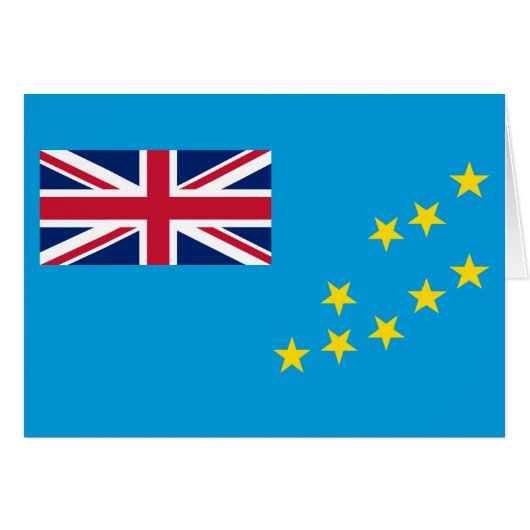 Tuvalu-Flagge (Vorderseite (Horizontal))