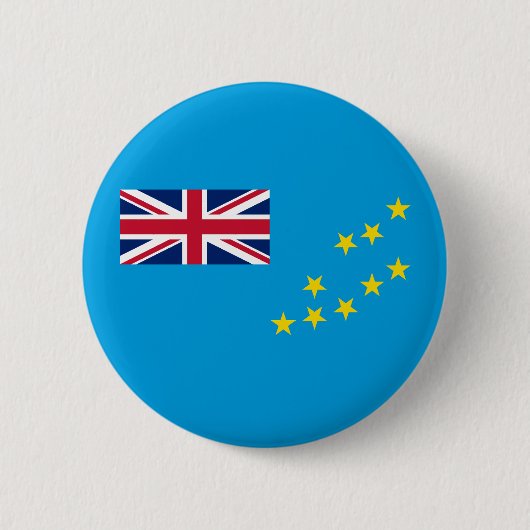 Tuvalu-Flagge Button (Vorderseite)