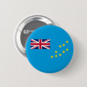Tuvalu-Flagge Button (Vorne & Hinten)