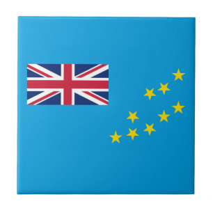Tuvalu-Flagge Fliese